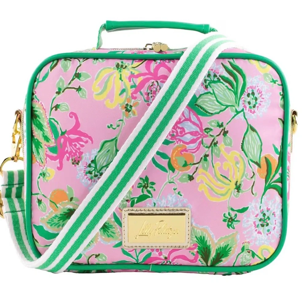 Lilly Pulitzer Insulated Lunch Box Via Amor Spritzer with Strap NWT - Picture 1 of 5